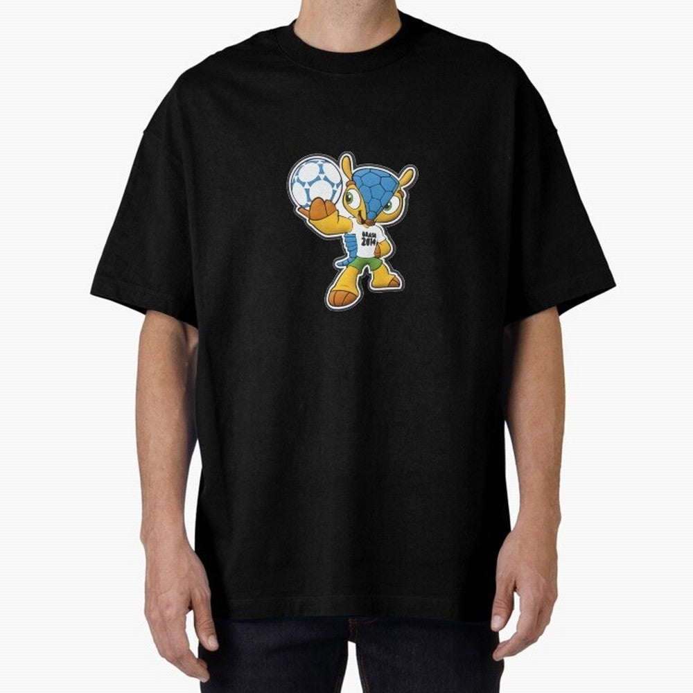 Brazil 14 Oversized T-Shirt Relive Legendary Nights from Match Day Hype around FIFA World Cup 2026 USA Canada Mexico, Cristiano Ronaldo, Portugal, Spain and Germany, Worldwide Fan Energy, Dramatic Goals, Stadium Lights and Championship
