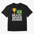 Brazil Soccer Team Fan Football Brazilian Flag 2022 T-Shirt - Brazil T shirt Soccer - Brazil Flag Vintage - Brazilian Oversized T-Shirt Bring Stadium Energy to FIFA World Cup 2026 Group Stage Capturing Haaland, England Energy, Game Day Rituals,