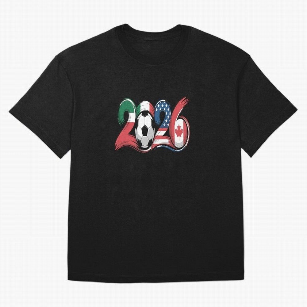 2026 Soccer Play Game Year Players Oversized T-Shirt Elevate the FIFA World Cup 2026 Group Stage Journey through Messi, Neymar and Mbappe Highlights, England Pride, Retro Football Energy, Iconic Rivalries, Trophy Chase Drama and Stadium Atmosphere;