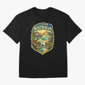 Australia FIFA World Cup 2026 Sydney Opera House Outback Kangaroo Coast Oversized T-Shirt Make Memories around FIFA World Cup 2026 USA Canada Mexico Spirit, Filled with France, Mbappe and Neymar, Football Festival Excitement, Trophy Ambitions,