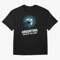 Argentina Heart of the Game ¨C Retro Soccer Fan Design Oversized T-Shirt Keep the Legacy of FIFA World Cup 2026 Group Stage for Fans of CR7 and Messi and Brazil, Bringing Tournament Hype, Historic Matchups, Family Viewing Parties and Global Sports