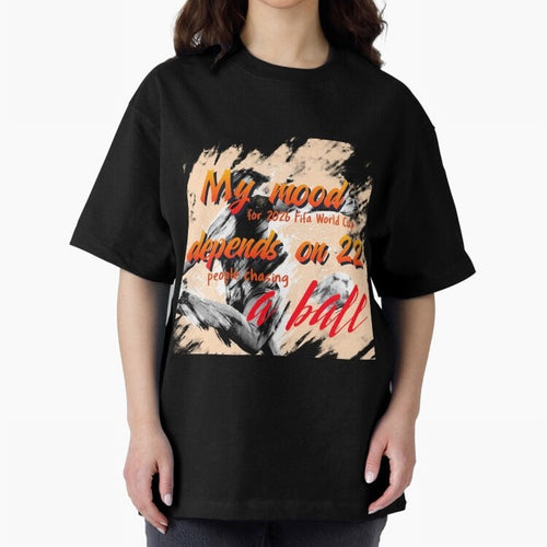2026 World Cup T-shirt Oversized T-Shirt Make Game Day About Match Day Hype around FIFA World Cup 2026 Group Stage, Haaland, England, Classic Soccer Heritage, Championship Pressure, Fan Loyalty and International Pride; Ideal for Fans Who Follow