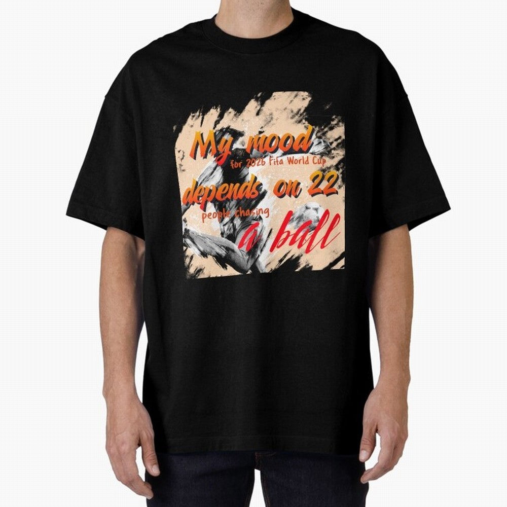 2026 World Cup T-shirt Oversized T-Shirt Make Game Day About Match Day Hype around FIFA World Cup 2026 Group Stage, Haaland, England, Classic Soccer Heritage, Championship Pressure, Fan Loyalty and International Pride; Ideal for Fans Who Follow