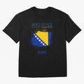 BOSNIA WORLD CUP 2026 Oversized T-Shirt Show Championship Spirit for FIFA World Cup 2026 USA Canada Mexico for Fans of Haaland and Mbappe and Argentina and Brazil, Bringing Championship Spirit, Famous Goals, Roaring Crowds and International