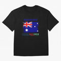 AUSTRIA WORLD CUP 2026 Oversized T-Shirt Join the Countdown to FIFA World Cup 2026 USA Canada Mexico Featuring Mbappe, Netherlands Energy, Stadium Memories, Football Loyalty, International Chants and Championship Tradition; Made for Die Hard