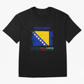 BOSNIA WORLD CUP 2026 Oversized T-Shirt Celebrate Every Goal in Match Day Hype around FIFA World Cup 2026 USA Canada Mexico, Messi, Neymar and Mbappe, Spain and Netherlands, Supporter Pride, Iconic Celebrations, Legendary Names and Global Match Day