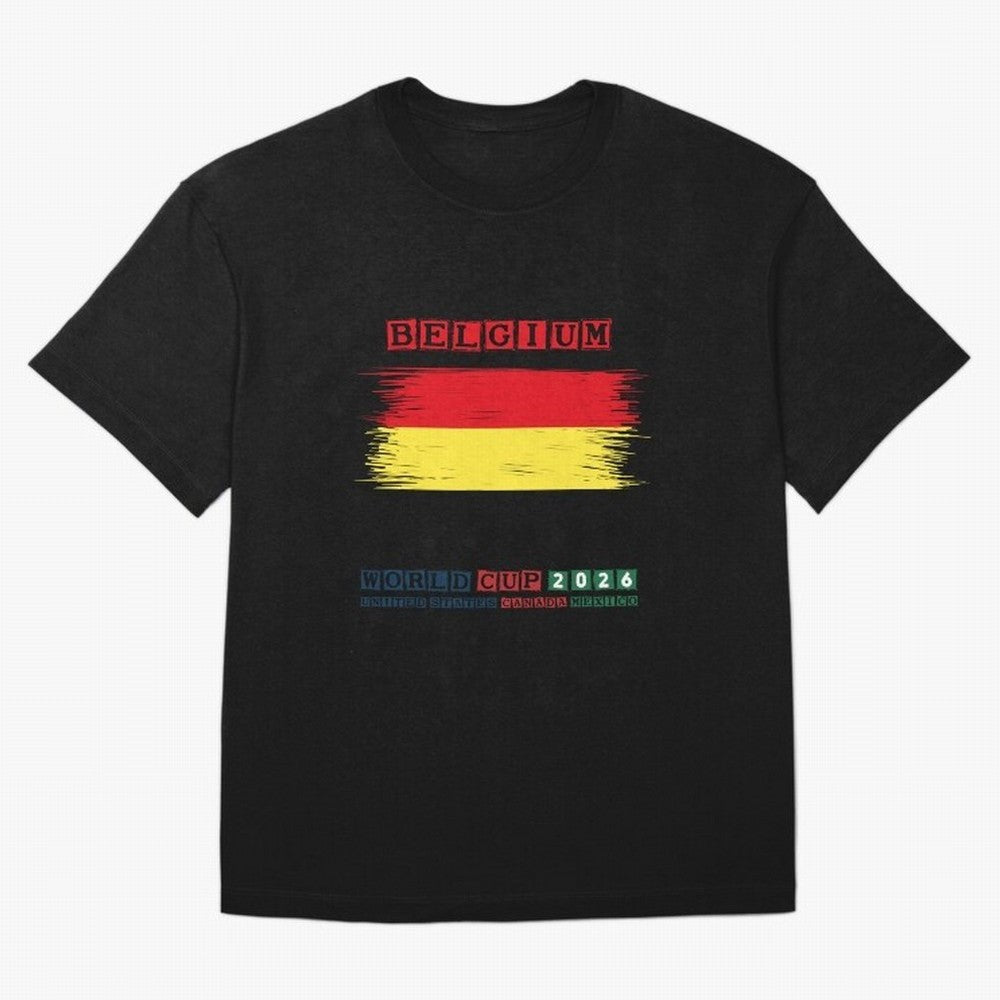 BELGIUM WORLD CUP 2026 Oversized T-Shirt Get Ready for FIFA World Cup 2026 for Fans of Haaland and Mbappe and England, Bringing Game Day Rituals, Football Legends, Country Pride and the Road to the Final; Perfect for Fans, Collectors, Family