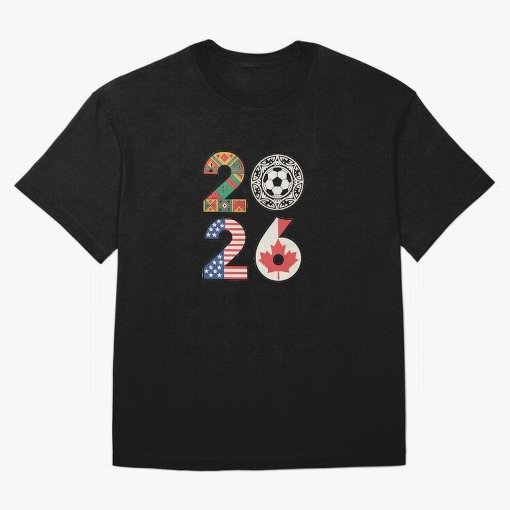 2026 Football Countries Design ¨C USA, Canada & Mexico Inspired Art Oversized T-Shirt Carry the Dream of FIFA World Cup 2026 for Fans of Messi and France and Portugal, Bringing Retro Football Energy, Iconic Rivalries, Trophy Chase Drama and Stadium