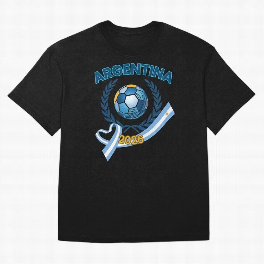 Argentina 2026 Oversized T-Shirt Get Ready for Match Day Hype around FIFA World Cup 2026, Mbappe and Neymar, England, Fan Favorite Moments, National Team Passion, Big Match Drama and Soccer History; Made for Collectors Who Enjoy Iconic Players,
