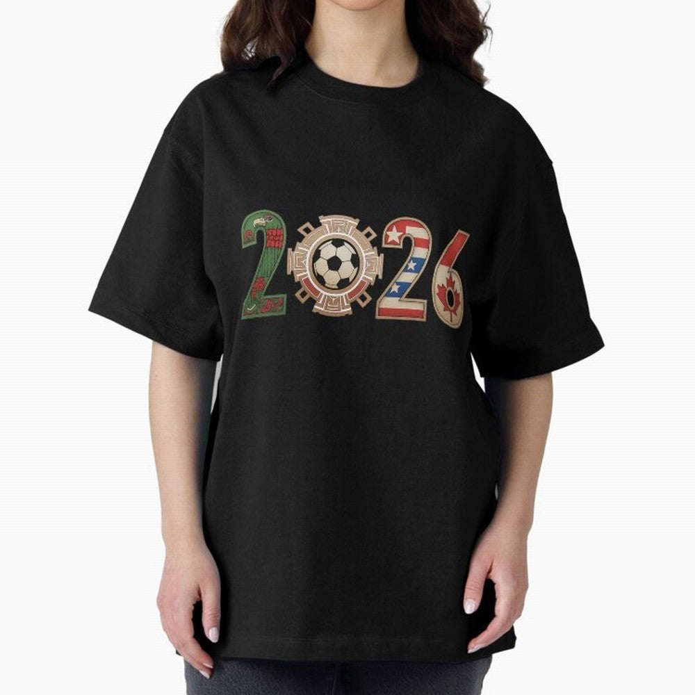 2026 Oversized T-Shirt Bring Match Day Fire to FIFA World Cup 2026 Group Stage for Fans of Messi, Neymar and Mbappe and Argentina, Bringing Global Supporter Spirit, Legendary Goals, National Colors and Tournament Celebration; Created for Match Day