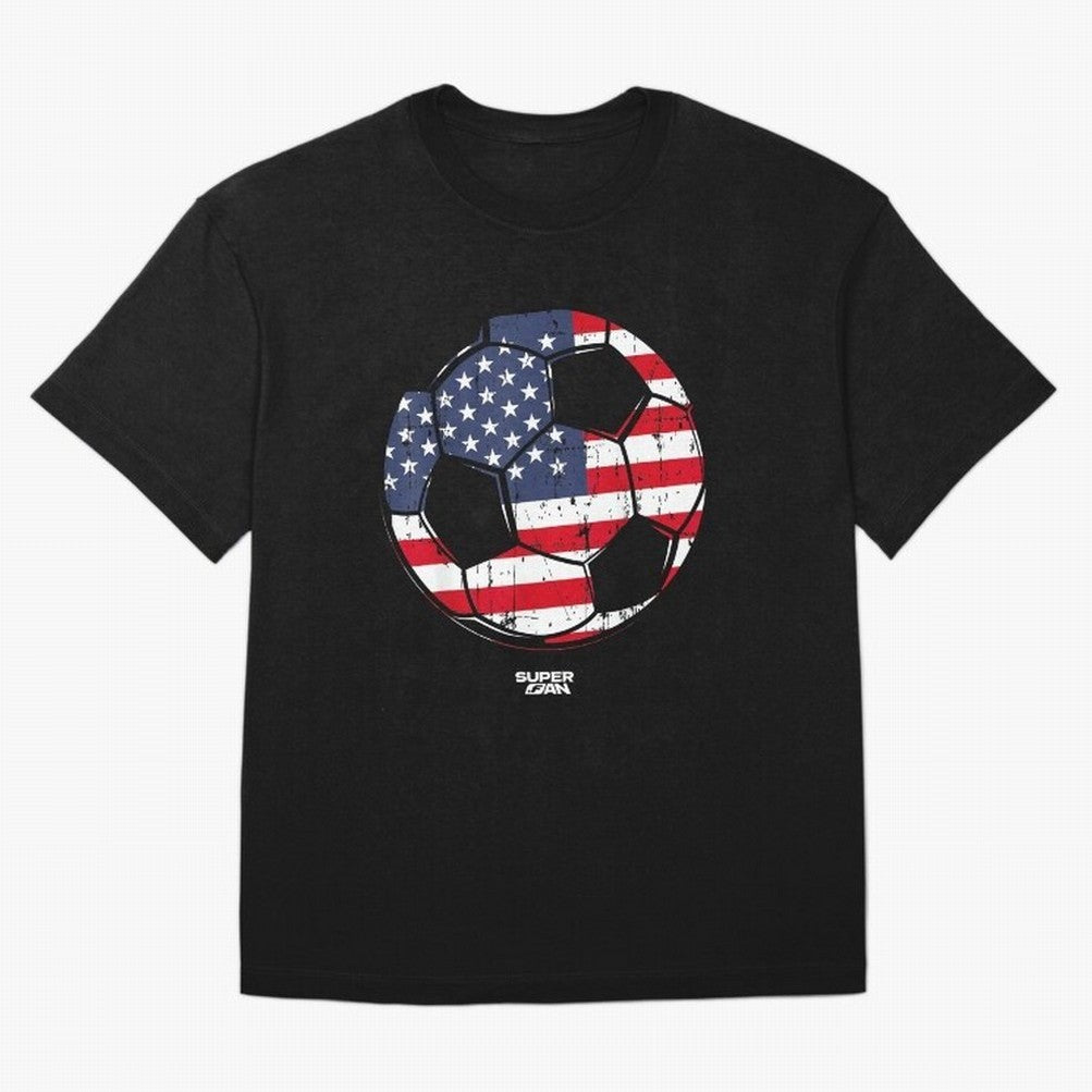 2026 USA Soccer Fan World Cup Oversized T-Shirt Represent FIFA World Cup 2026 USA Canada Mexico for Fans of Mbappe and Brazil, Portugal and Argentina, Bringing Goal Celebration Energy, Supporter Heritage, Football Icons and Worldwide Tournament