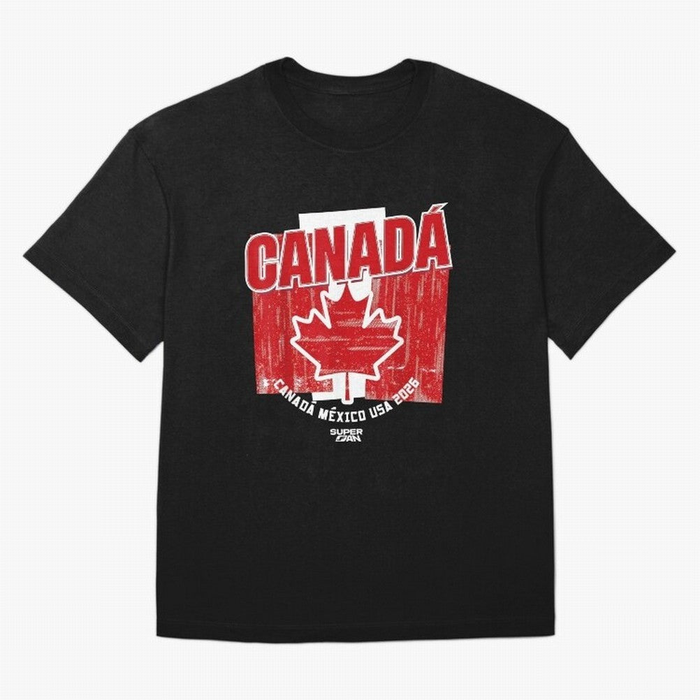 2026 Canada Soccer Fan World Cup Oversized T-Shirt Make Every Match About FIFA World Cup 2026 USA Canada Mexico for Fans of Neymar and Argentina, France and Brazil, Bringing Game Day Rituals, Football Legends, Country Pride and the Road to the