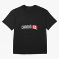 2026 Canada Soccer Fan World Cup Oversized T-Shirt Refresh Global Football Passion for FIFA World Cup 2026 USA Canada Mexico, with Cristiano Ronaldo, Brazil, Portugal and Argentina, Goal Celebration Energy, Supporter Heritage, Football Icons and