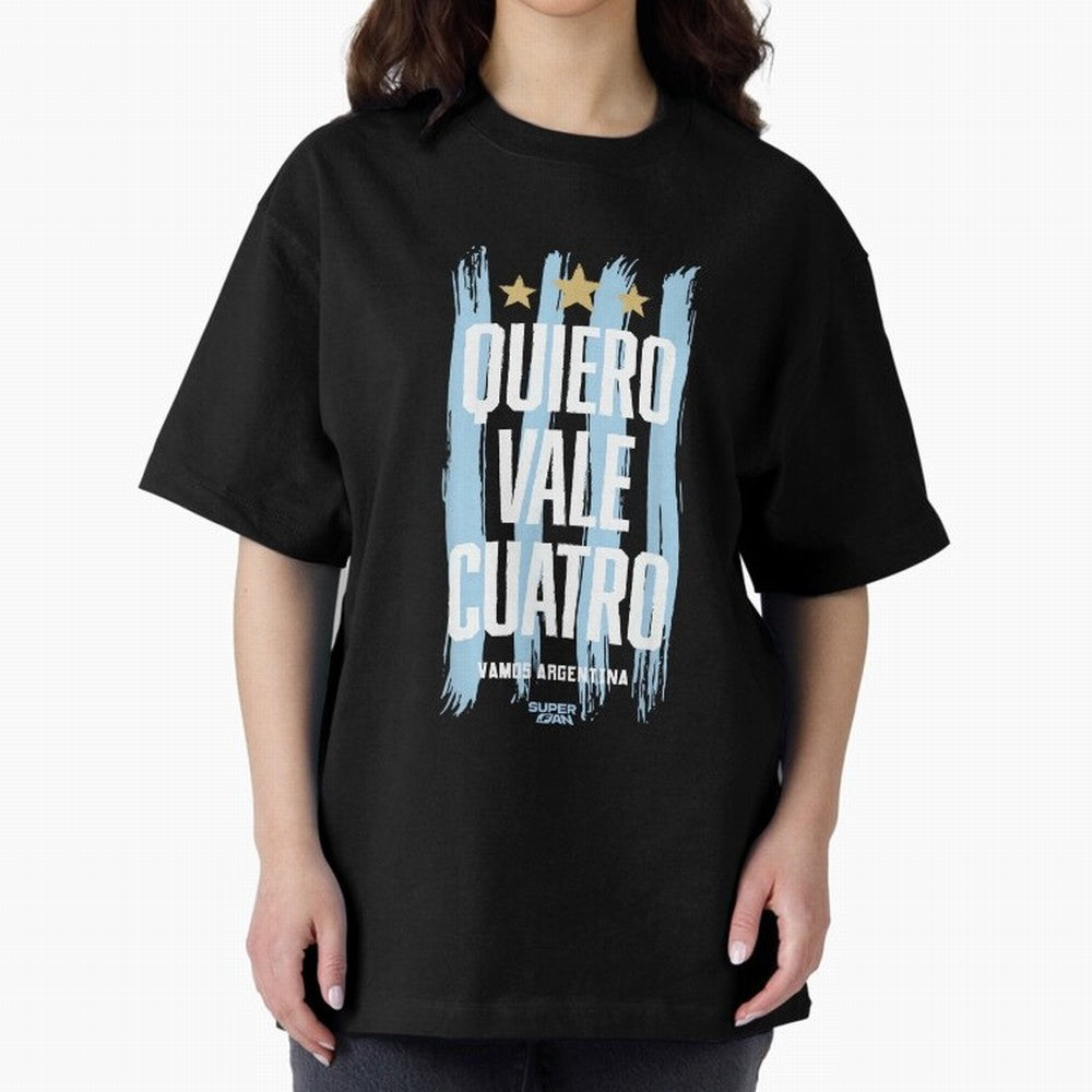 Argentinian Soccer Fan World Cup 2026 Oversized T-Shirt Honor the Beautiful Game during FIFA World Cup 2026 USA Canada Mexico for Fans of Mbappe and Neymar and Spain, Bringing Match Day Excitement, Supporter Culture, Golden Goals and Global