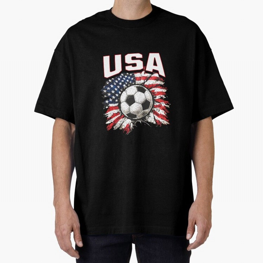 2026 Cup Flag Soccer Pride Fun Family USA Oversized T-Shirt Join Supporters Worldwide for Match Day Hype around FIFA World Cup 2026, Neymar, Brazil, Football History, Final Match Energy, Crowd Noise and Once in a Lifetime Moments; Ideal for Fans
