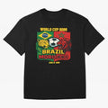 Brazil Vs Morocco June 13 2026 World Cup Soccer We Are Morocco Oversized T-Shirt Represent Football Lovers during FIFA World Cup 2026 Centered on Messi, Argentina and Brazil Energy, Stadium Memories, Football Loyalty, International Chants and