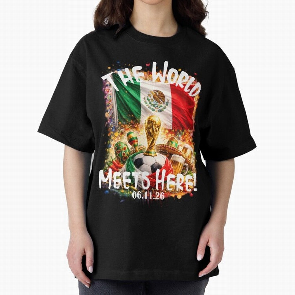 2026 World Cup Oversized T-Shirt Follow Every Goal of the FIFA World Cup 2026 Group Stage Journey through Neymar Highlights, Argentina, France and Brazil Pride, Match Day Excitement, Supporter Culture, Golden Goals and Global Football Passion;