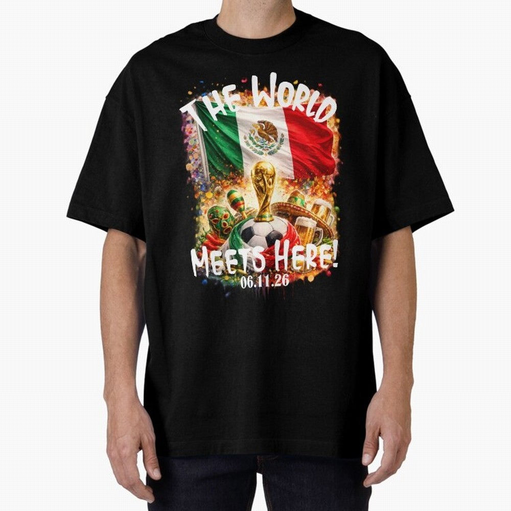 2026 World Cup Oversized T-Shirt Follow Every Goal of the FIFA World Cup 2026 Group Stage Journey through Neymar Highlights, Argentina, France and Brazil Pride, Match Day Excitement, Supporter Culture, Golden Goals and Global Football Passion;