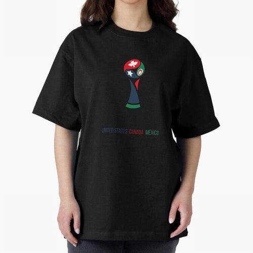 2026 World Cup Oversized T-Shirt Capture Stadium Memories from Match Day Hype around FIFA World Cup 2026 USA Canada Mexico, Cristiano Ronaldo, Haaland and CR7, Argentina, Tournament Hype, Historic Matchups, Family Viewing Parties and Global Sports