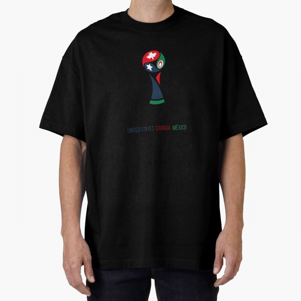 2026 World Cup Oversized T-Shirt Capture Stadium Memories from Match Day Hype around FIFA World Cup 2026 USA Canada Mexico, Cristiano Ronaldo, Haaland and CR7, Argentina, Tournament Hype, Historic Matchups, Family Viewing Parties and Global Sports