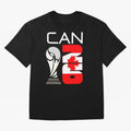 Canada 2026 Soccer World Cup Trophy Canadian Flag Design Oversized T-Shirt Honor the Football Icons of the FIFA World Cup 2026 Group Stage Journey through Messi, Neymar and Mbappe Highlights, Argentina Pride, Soccer Culture, Superstar Moments,