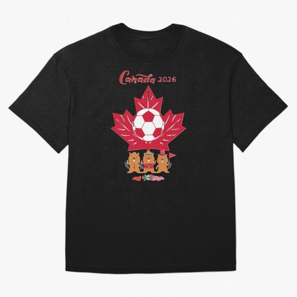 Canada 2026 Oversized T-Shirt Show Fan Pride Across the FIFA World Cup 2026 Group Stage Journey through Haaland and Mbappe Highlights, Argentina Pride, Match Day Excitement, Supporter Culture, Golden Goals and Global Football Passion; Ideal for
