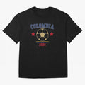 Colombia ¡ª Vintage Soccer Tee Oversized T-Shirt Celebrate Football Dreams Across FIFA World Cup 2026 Group Stage Featuring Haaland and Mbappe, Argentina, France and Brazil Energy, Soccer Culture, Superstar Moments, National Team Dreams and