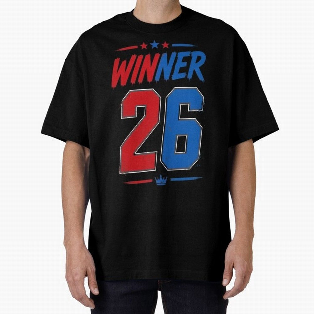 Copy of Dream Champions 2026 Football Streetwear Design | Trophy Graphic Tee Oversized T-Shirt Honor Champions and Dreams in Match Day Hype around FIFA World Cup 2026, Cristiano Ronaldo, Haaland and CR7, Argentina, France and Brazil, Tournament