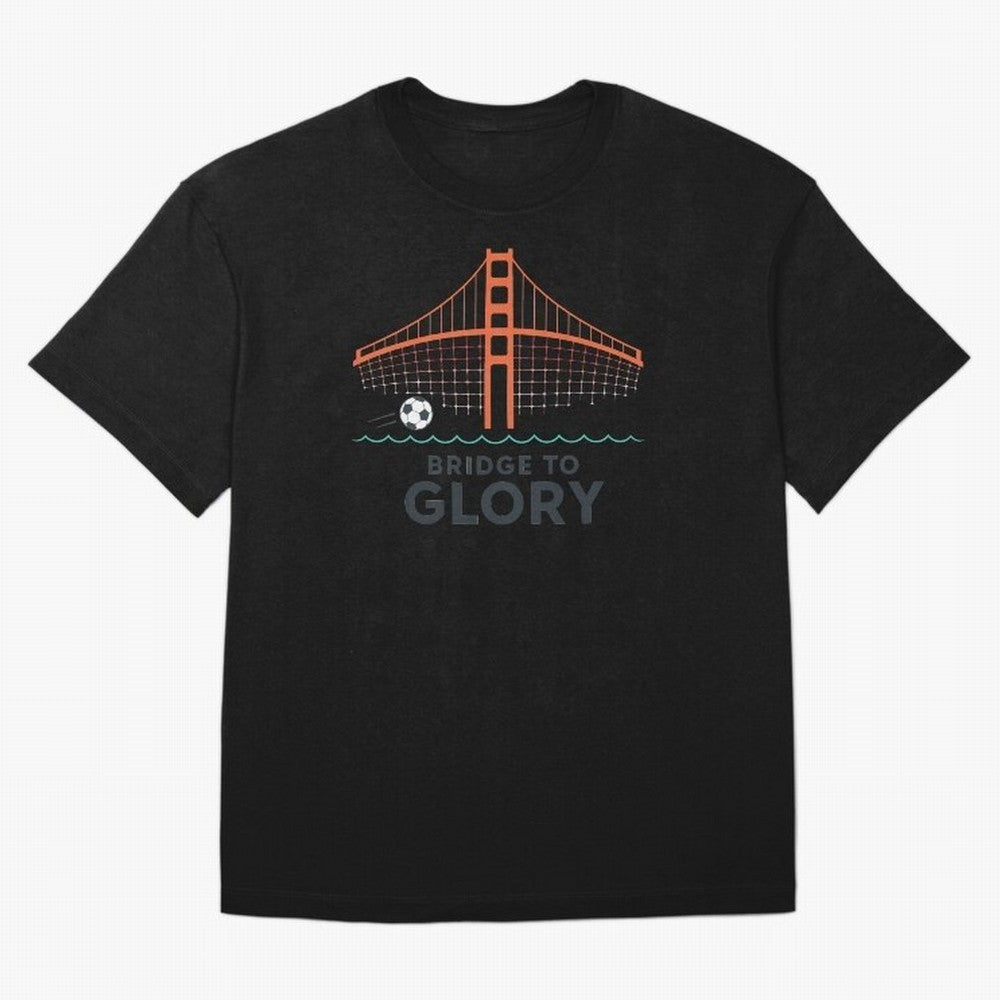 Bridge to Glory Oversized T-Shirt Capture the FIFA World Cup 2026 USA Canada Mexico Journey through Messi, Neymar and Mbappe Highlights, Portugal, Spain and Germany Pride, Fan Favorite Moments, National Team Passion, Big Match Drama and Soccer