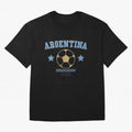 Argentina 2026 ¡ª Vintage Soccer Tee Oversized T-Shirt Capture FIFA World Cup 2026 USA Canada Mexico Spirit, Featuring Brazil, Cristiano Ronaldo, Haaland and CR7, Championship Spirit, Famous Goals, Roaring Crowds and International Football Unity;