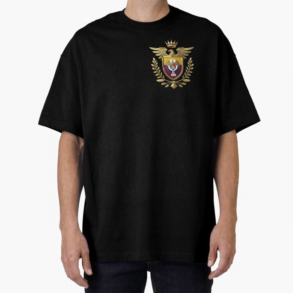 Colombia World Cup 2026 Oversized T-Shirt Relive the Noise and Pride of Global Football Passion for FIFA World Cup 2026 Group Stage, Centered on Neymar, Haaland and Cristiano Ronaldo, Spain, Football Festival Excitement, Trophy Ambitions, Country