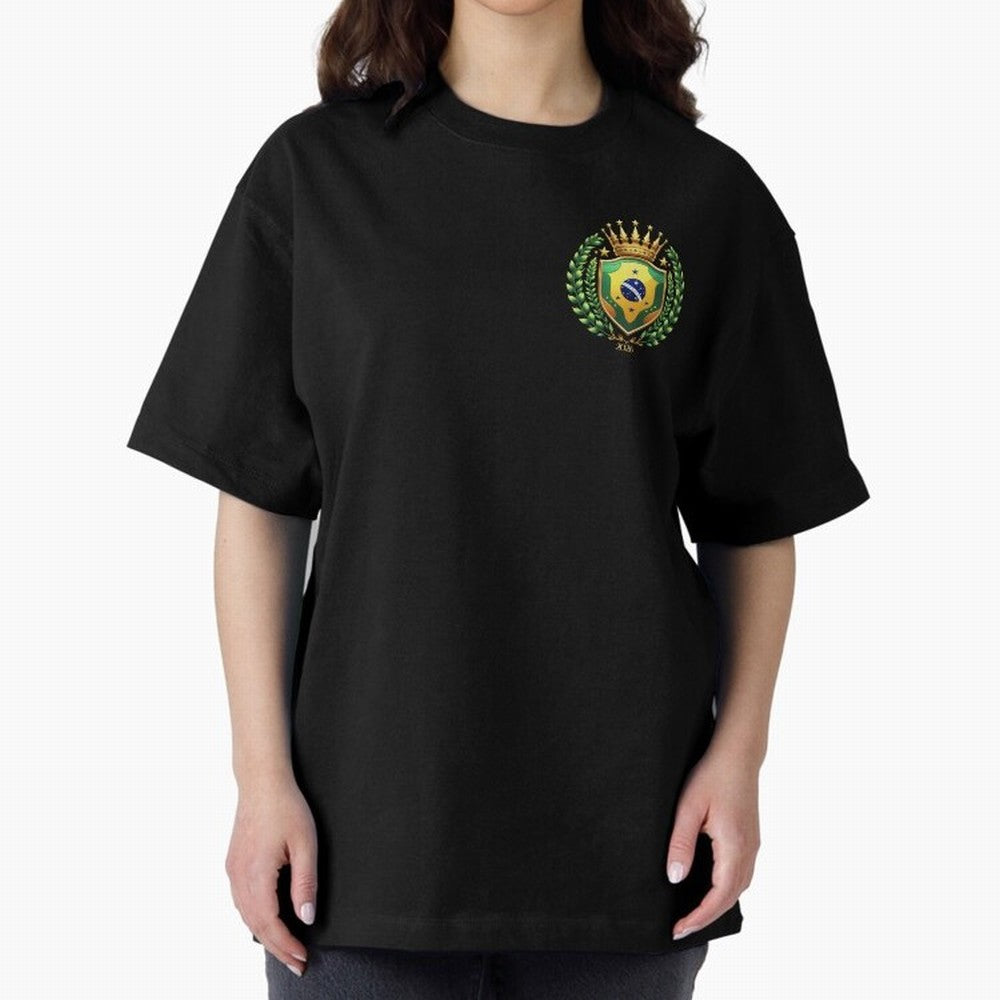 Brazil World Cup 2026 Oversized T-Shirt Get Ready for FIFA World Cup 2026 Filled with Mbappe and Neymar, England Energy, Tournament Hype, Historic Matchups, Family Viewing Parties and Global Sports Pride; Perfect for Supporters Who Want Bold