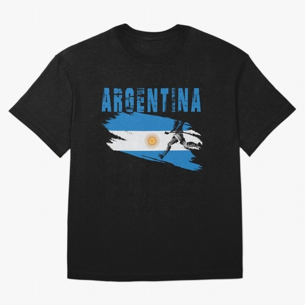 Argentina World Cup 2026 ¨C Pride in Motion Oversized T-Shirt Enjoy Match Day Hype around FIFA World Cup 2026, Haaland, Argentina, France and Brazil, Tournament Hype, Historic Matchups, Family Viewing Parties and Global Sports Pride; Great for